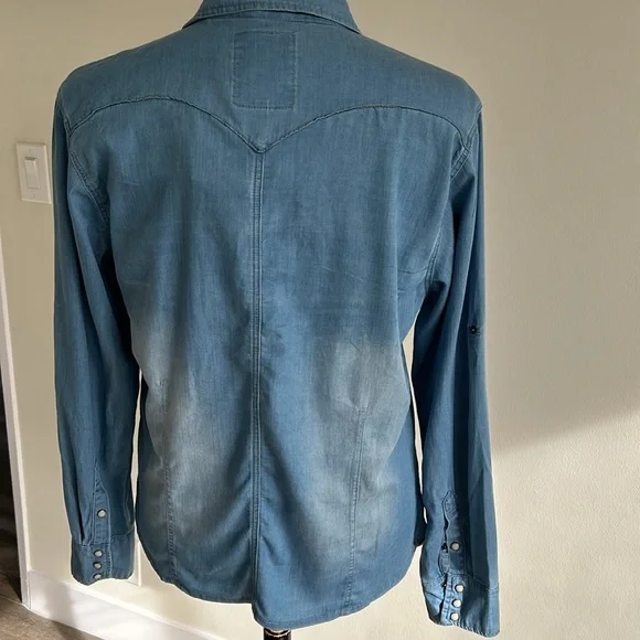 Men western shirt long sleeve - Picture 3 of 9